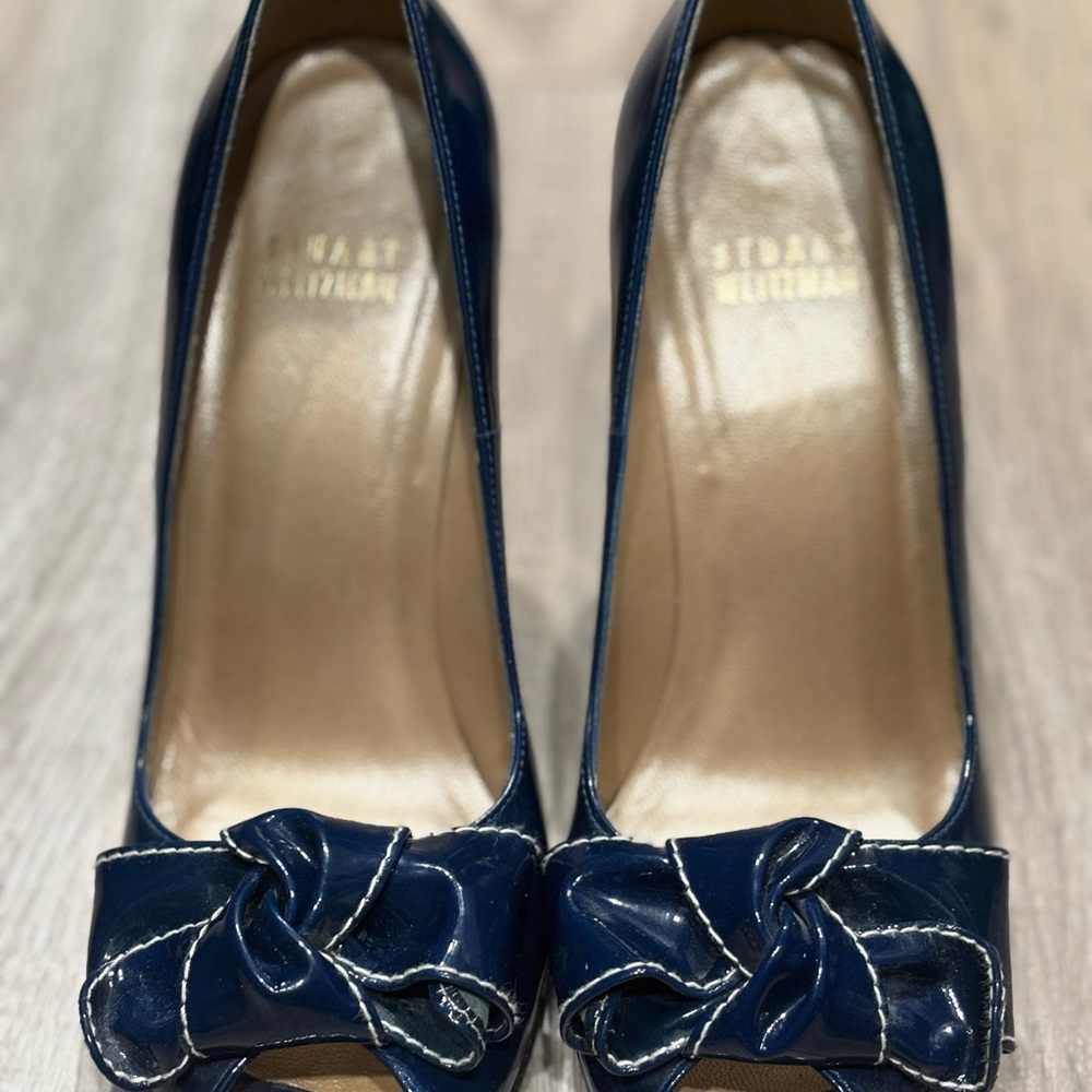 Stuart Weitzman Navy Blue Heels